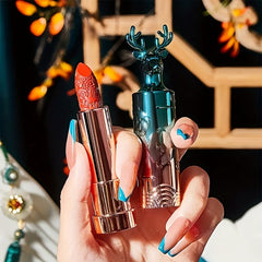 4pcs Matte Lipstick Set Box Moisturizing Nourishing Velvet Carved Lipstick