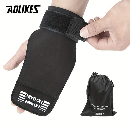 1 Pair Palm Grips for Weightlifting - Anti Slip Hand Protection