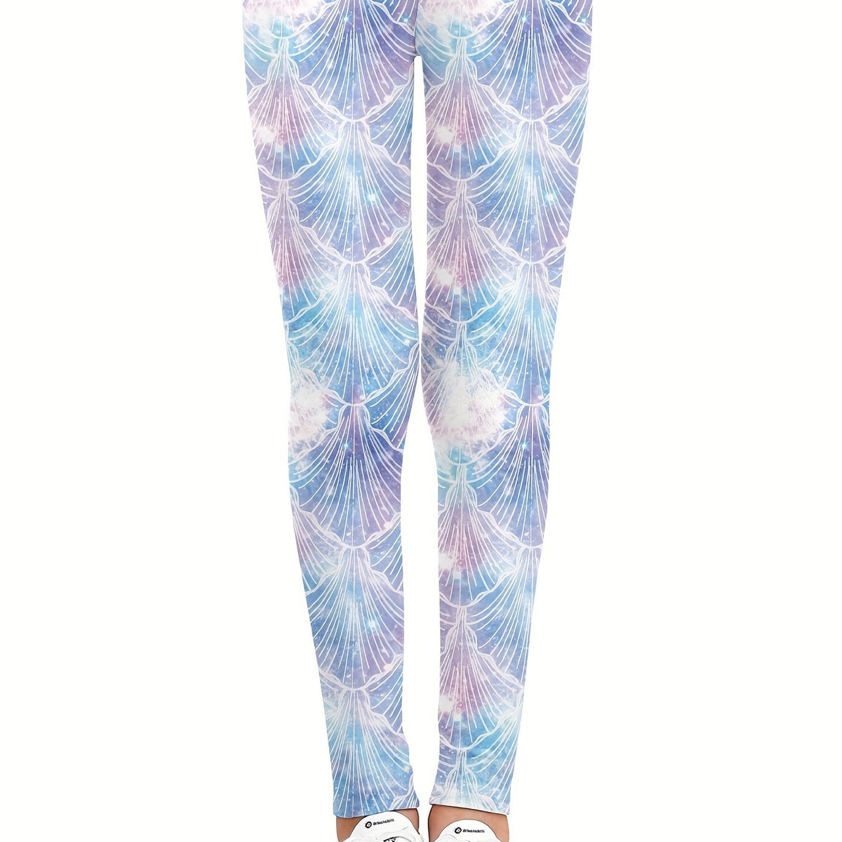 Toddler Girls Pink And Shells Graphic Stretch Leggings