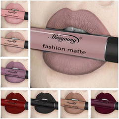 Matte Waterproof Liquid Lipstick Moisturizer Velvet Lipstick