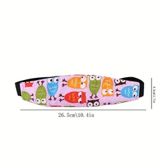 Baby Car Seat Head Support Strap Band - Comfortable Infant Toddler Children