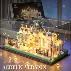 Micro Particle Flower Shop Model Puzzle Toy Set