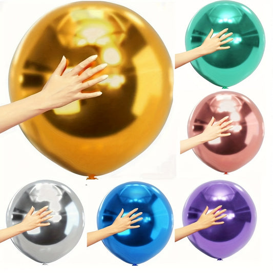 5 Metallic Balloons 45 72 Cm Latex Balloons Party Decorations