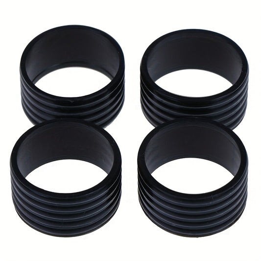4pcs Tennis Racket Rubber Ring Grips - Stretchable Rubber Ring
