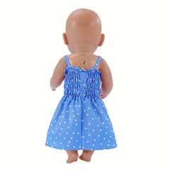 Floral Doll Princess Dress 17-18 Inch Dolls