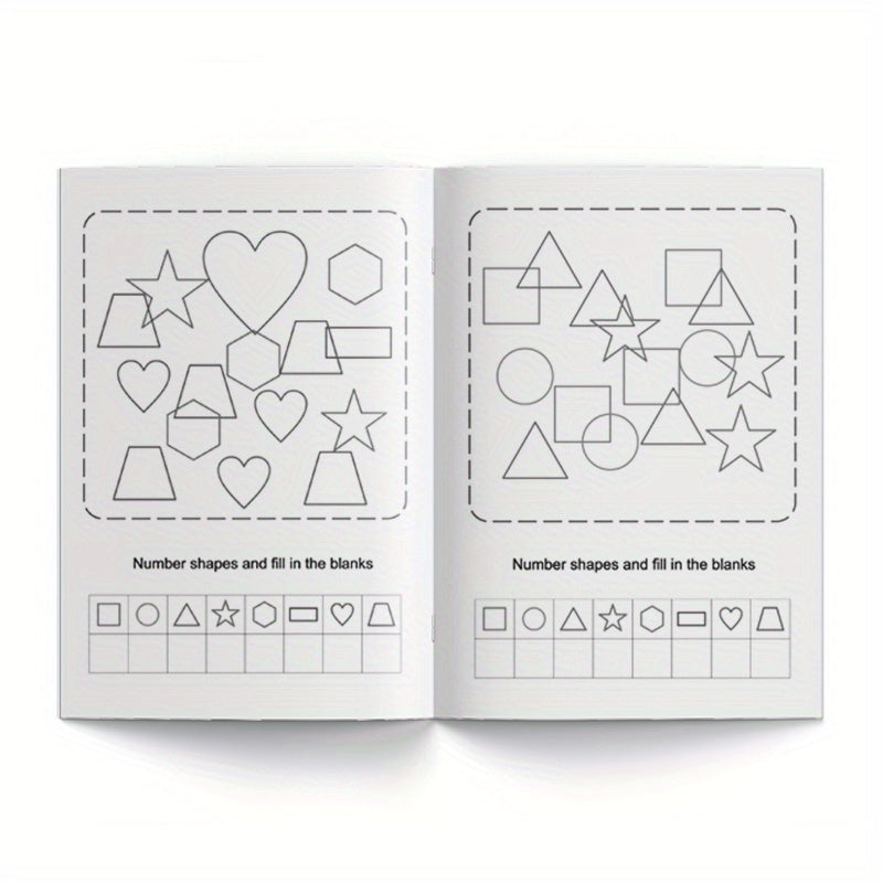 Math Workbook: Number Graphics for Kids