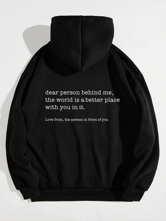 Drawstring Hooded Sweatshirt with Pockets
