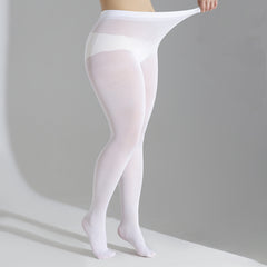  Women's 80D Plain High Rise Pantyhose