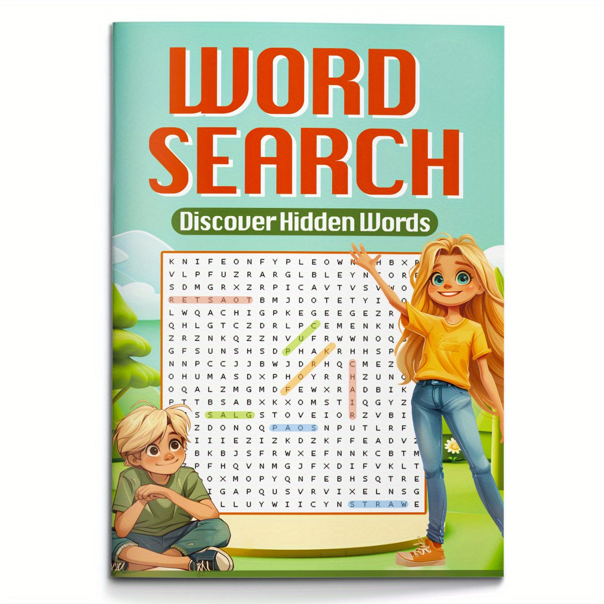 Kids Transportation Puzzle Book: Hidden Words & Boost Vocabulary