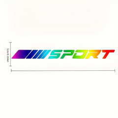 4pcs Multicolour Sport Car Sticker Decal