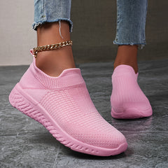 Women's Mesh Breathable Running Shoes Comfortable Non slip Sports Shoes
