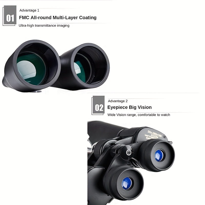 Portable HD Binoculars for Travel Camping Hiking