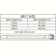 Men's Leather Letter Buckle Belt Automatic Buckle Business Suit Waist Strap