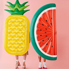Inflatable Pineapple Watermelon Floating Bed for Swimming