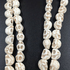 20pcs Gothic Skull Head Pendants Beads Charms DIY Jewelry Making Art Craft