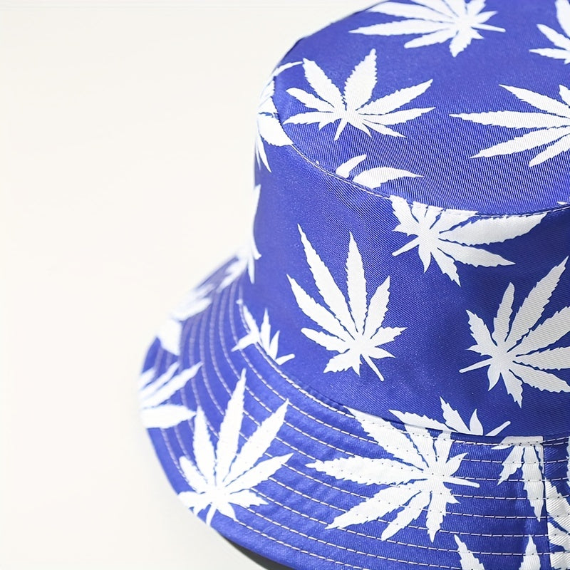 Maple Leaf Fisherman Hat Outdoor Sunscreen Leisure Unisex