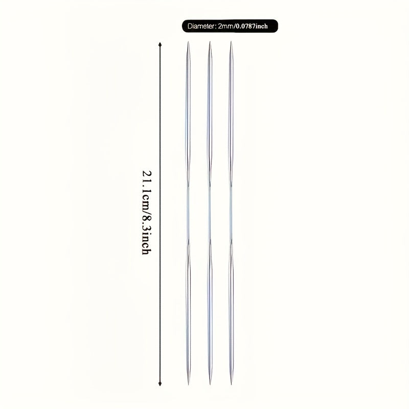 3pcs Knitting Needle Set for Beginners and Experienced Crochet Hook
