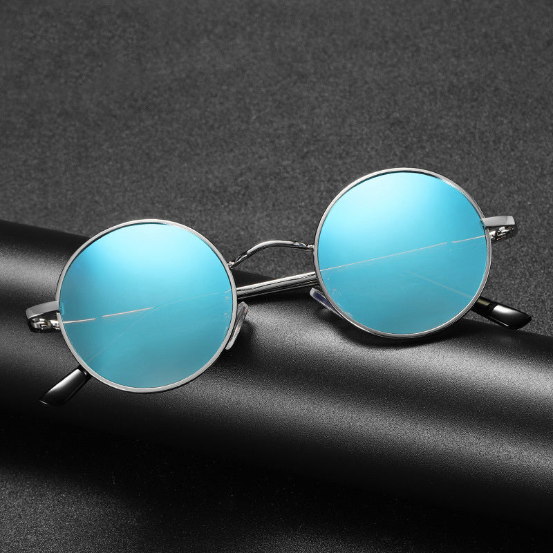 Polarized Round Sunglasses Vintage Circle Hippie Sun Glasses