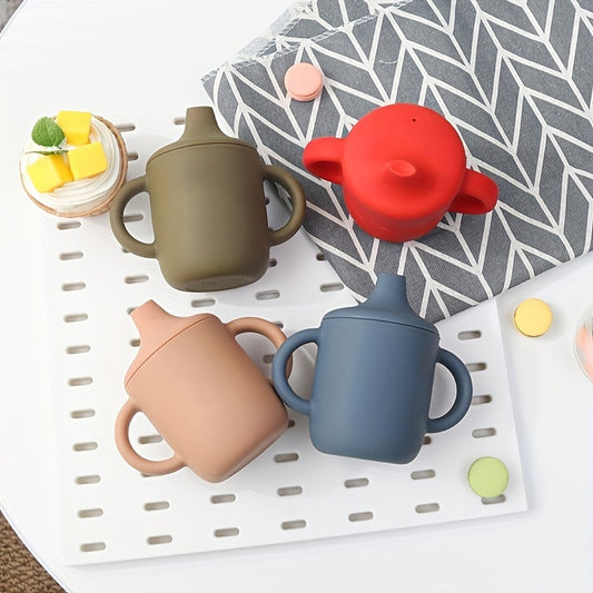 Children's Silicone Learning Drinking Cup with Double Handle