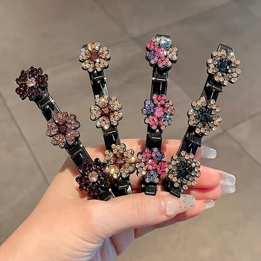 Colorful Flower Hair Clip Vintage Hair Accessories