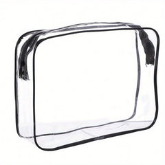 Clear Toiletry Bag With Zipper Waterproof Travel Makeup Bag