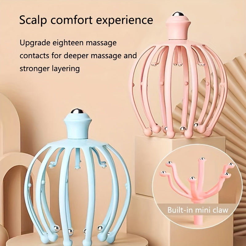 Head Massager for Middle Aged and Elderly, Lightweight and Convenient
