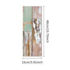 Wooden Patterned Floor Sticker | Waterproof Tile Sticker | 0.7mm Thickness