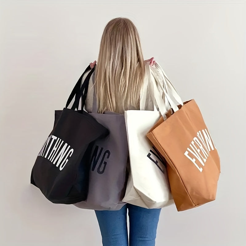 Canvas Reusable Shopping Bag Eco Friendly Grocery Bags Foldable Tote Bag