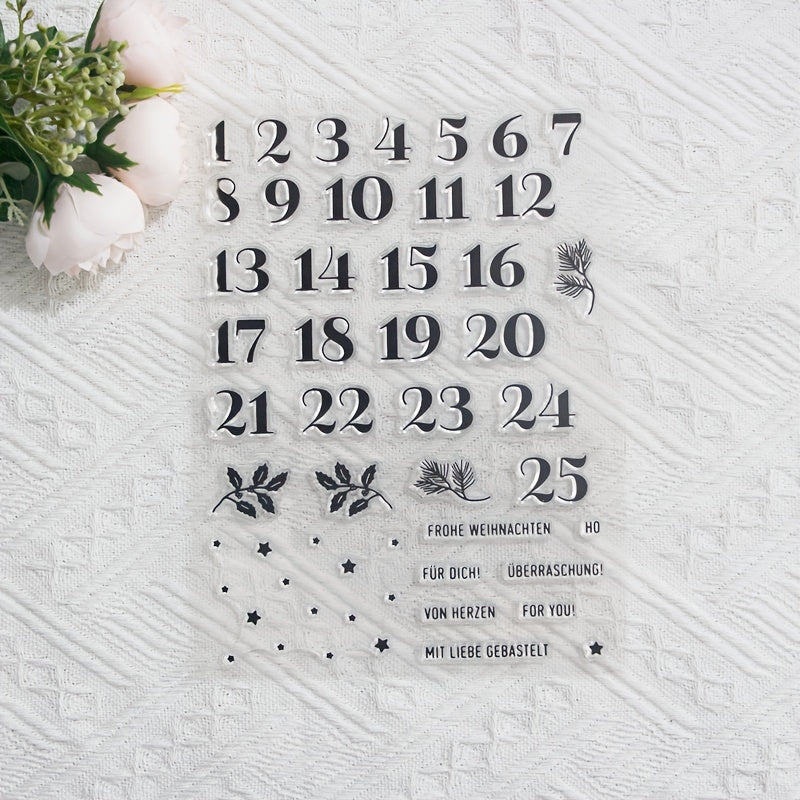 Digital Leaf DIY Cartoon Transparent Stamp