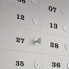 Vinyl Number Decals 1 Inch Pre Cut Pack of 5 Sheets