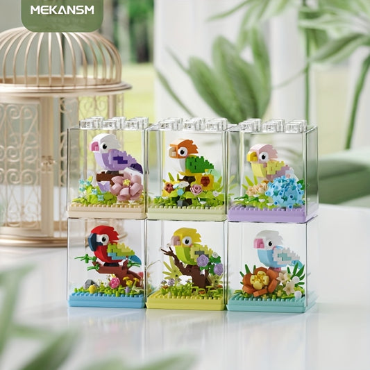 Colorful Parrot Series Educational Toy with Dust Cover