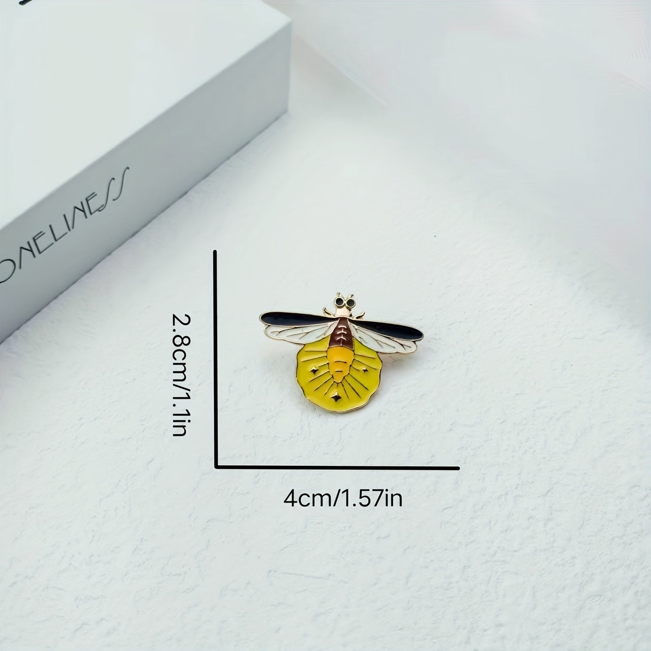 1pc Cartoon Bee Pin Backpack Hat Clothing Decoration Badge