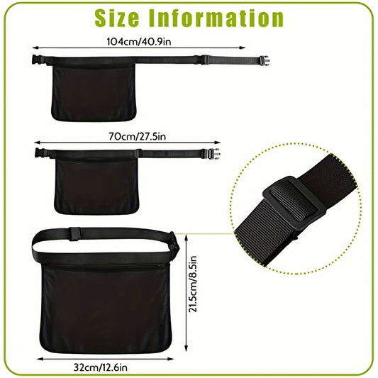 Tennis Ping Pong Golf Ball Storage Bag Portable Training Waist Bag
