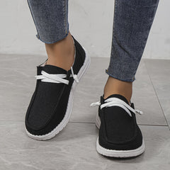 Women's Lace Up Lightweight Shoes Minimalist Low Top Sneakers