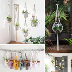 2" Tassel Hoop Plant Hook Welding Steel Silvery Tassel Ring 10pcs