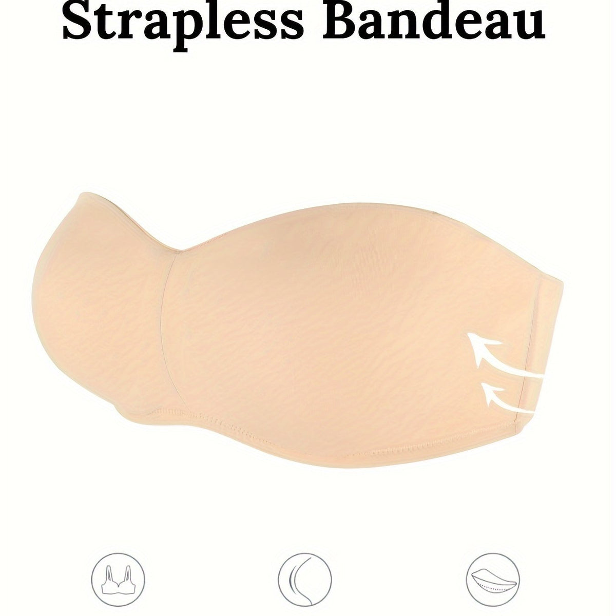 Strapless Bandeau Bra Soft Push-Up Everyday Lingerie