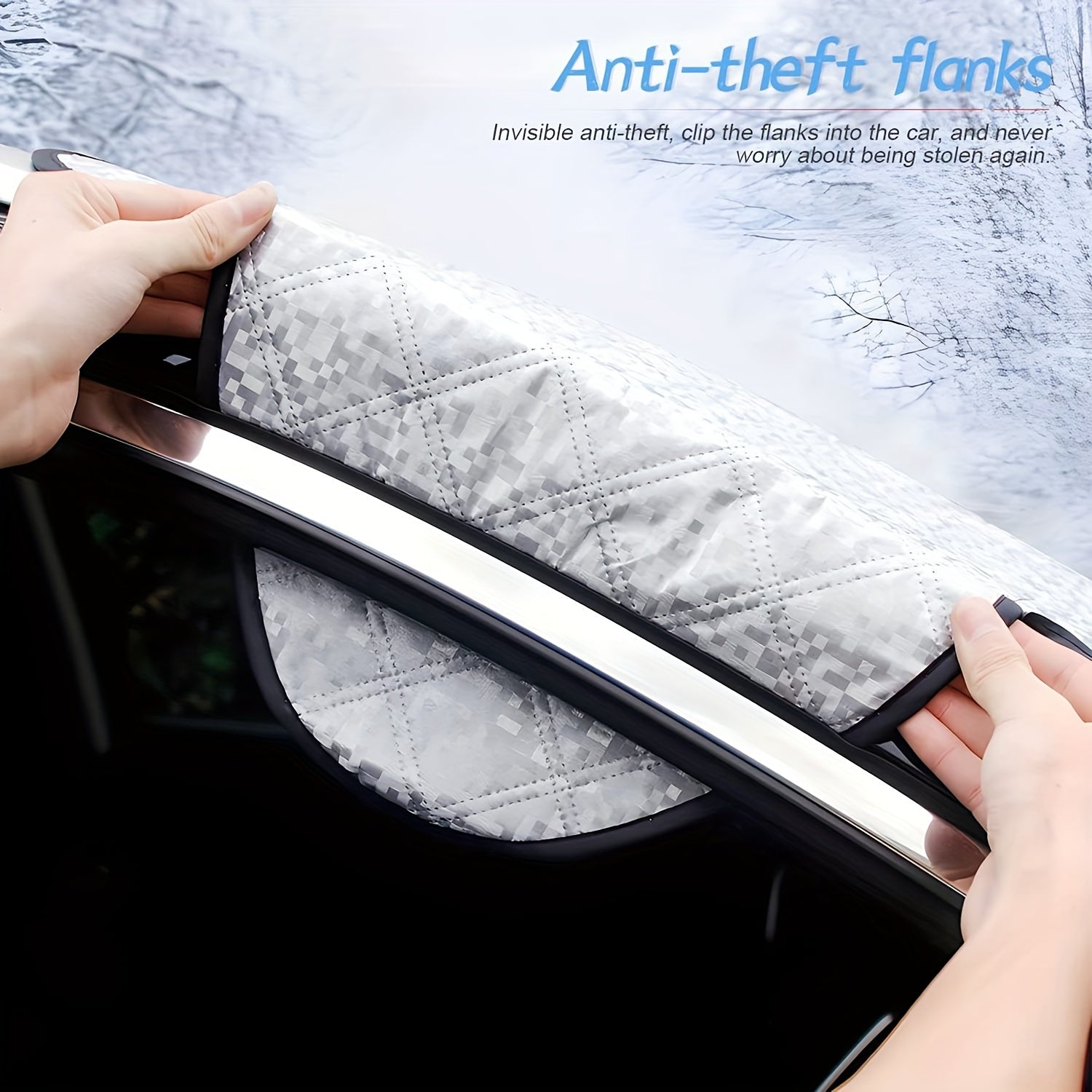 Car Windshield Cover Frost Winter Ice Snow Guard 147X100cm