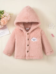 Baby Corduroy Trucker Jacket Toddler Fleece Lined Casual Coat