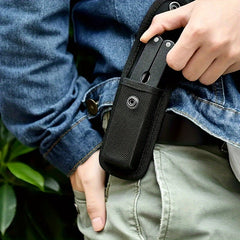 Camping Tool Bag Flashlight Holder Folding Pouch