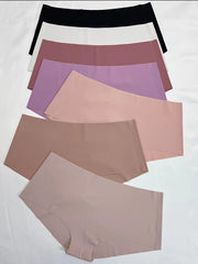 7 Pcs Seamless Mid Waist Briefs Women's Panties