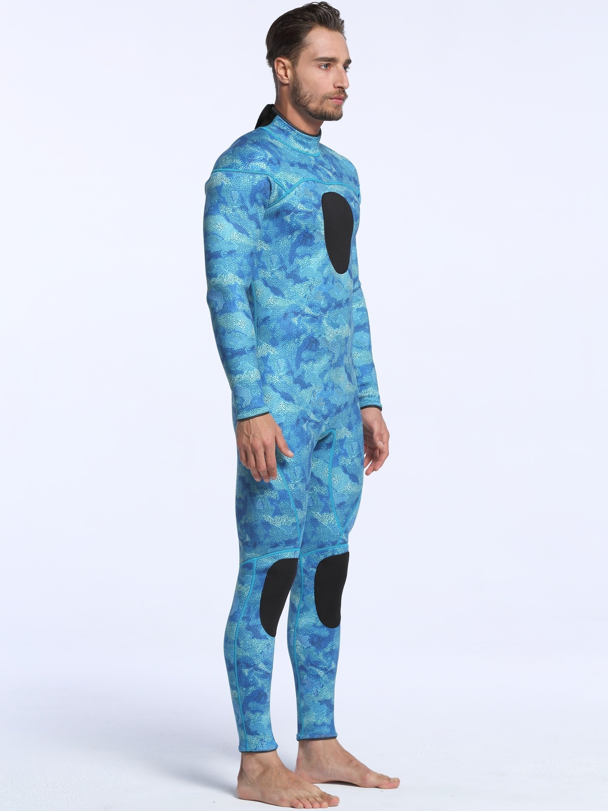 Men's 3mm Neoprene Diving Suit Warm Wetsuit