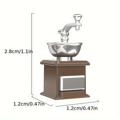 1:12 Scale Vintage Coffee Grinder Kitchen Ornament ABS Material