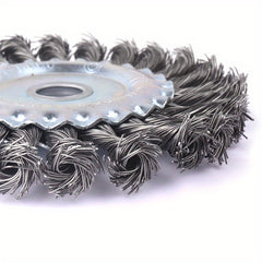 Wire Wheel Brush Twist Knotted Carbon Steel Wire Wheel for Angle Grinder