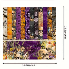 Halloween Themed Pattern Paper for DIY Projects
