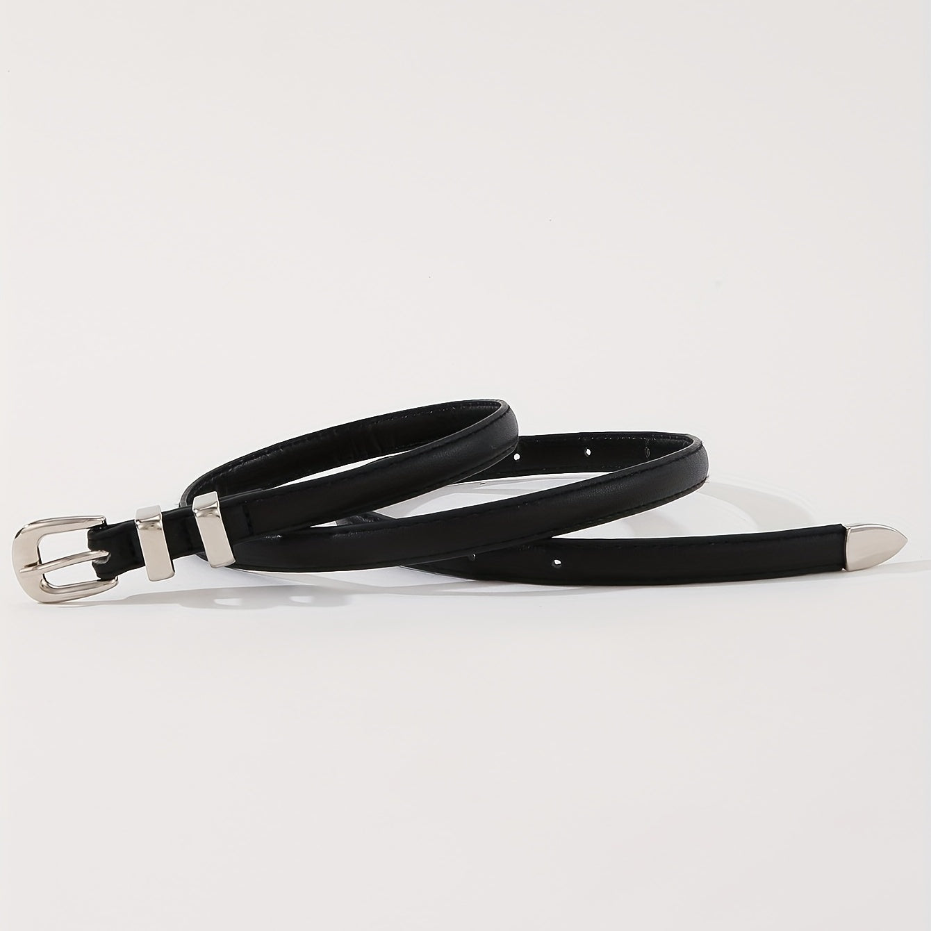 Stylish PU Belt Classic Jeans Pants Waist Belt Girdle For Women