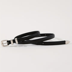 Stylish PU Belt Classic Jeans Pants Waist Belt Girdle For Women