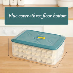 1pc Dumpling Box Quick Freeze Food Storage Tray