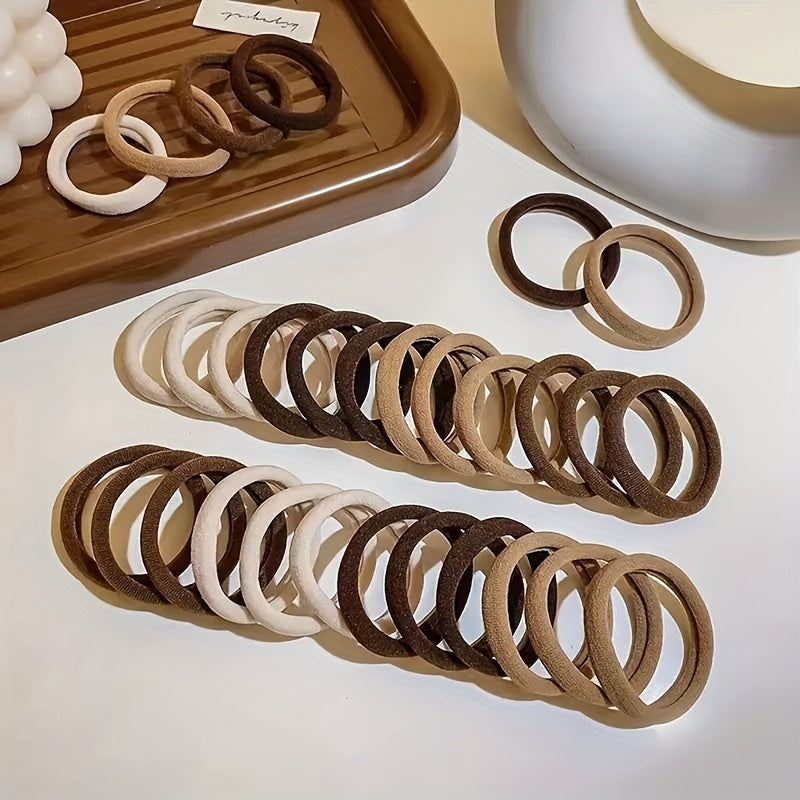 Colorful Elastic Hair Ties for Outdoor Activities and Travel