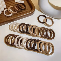 Colorful Elastic Hair Ties for Outdoor Activities and Travel