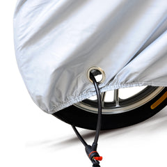 Waterproof Silver Motorcycle Cover Dustproof